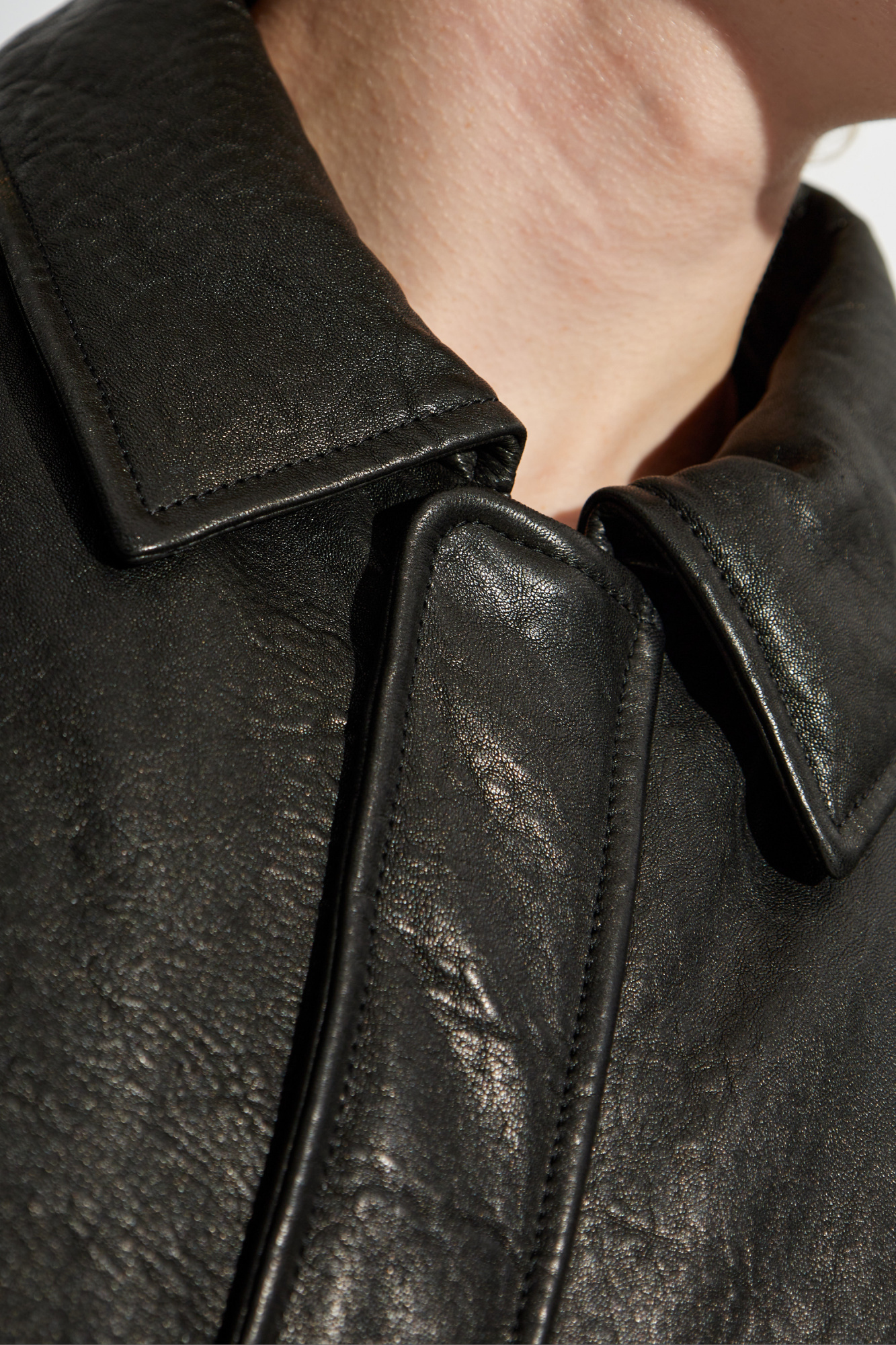 Black Leather jacket Saint Laurent - Vitkac AS